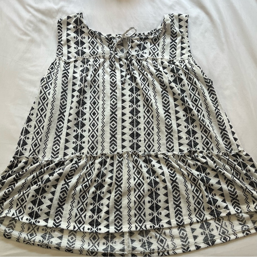 Cato Black and White top